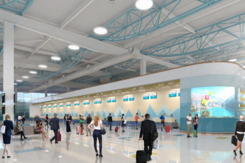 Как может выглядеть новый терминал аэропорта Алматы: появились эскизы