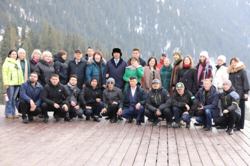 Члены Казахстанской туристской ассоциации (КТА) по приглашению администрации национального парка «Көлсай көлдері» приняли участие в круглом столе
